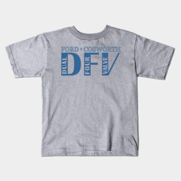 Dual Four Valve... Kids T-Shirt by Chicanery